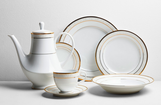 Noritake Vajilla 96 Piezas Brunswick Gold