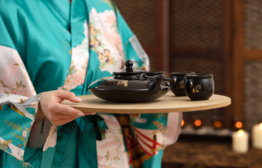 Ceremonia privada del té en Kioto (chashitsu tradicional)