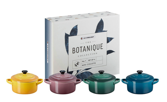 Set 4 piezas Mini Cocotte Botanique